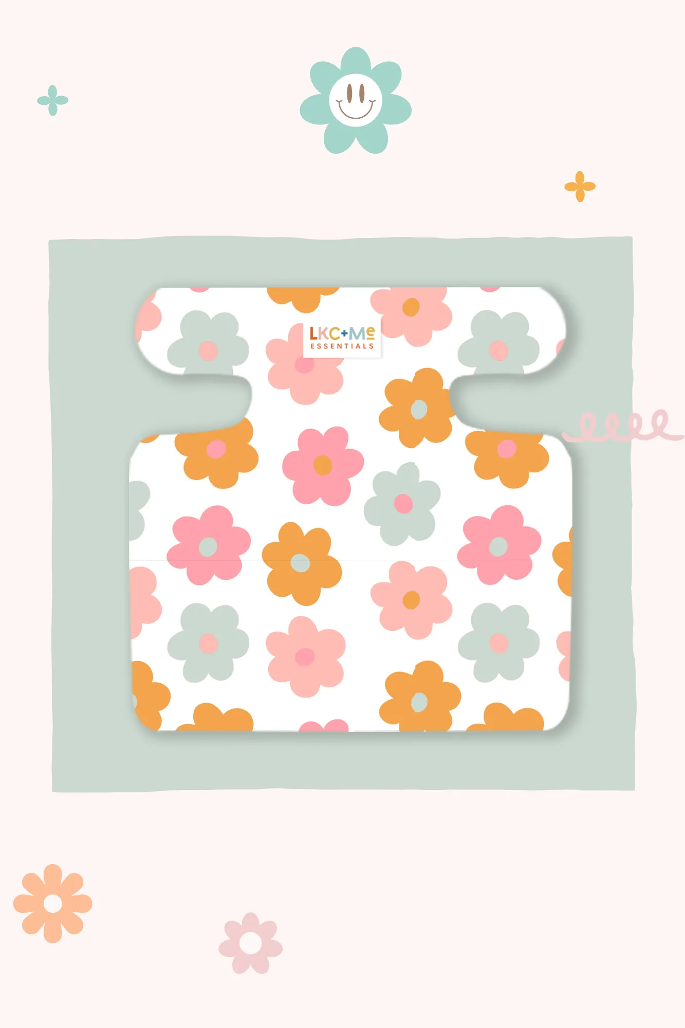 𝐒𝐀𝐋𝐄! 𝟓𝟎% 𝐎𝐅𝐅! LKC Me One-Size Cloth Diaper Preflat (Insert) - Rosalie