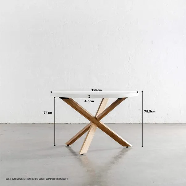 © Round Cement Dining Table