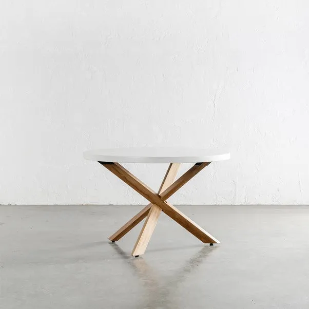 © Round Cement Dining Table