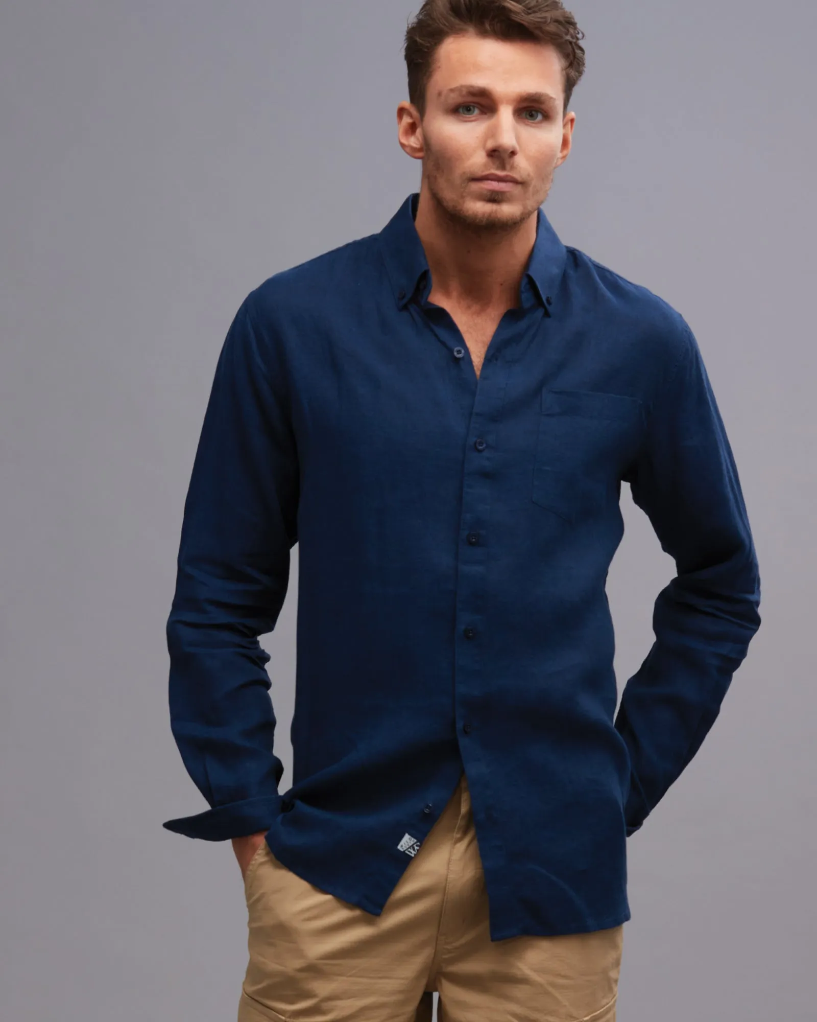 100% LINEN CLASSIC2  FIT SHIRT