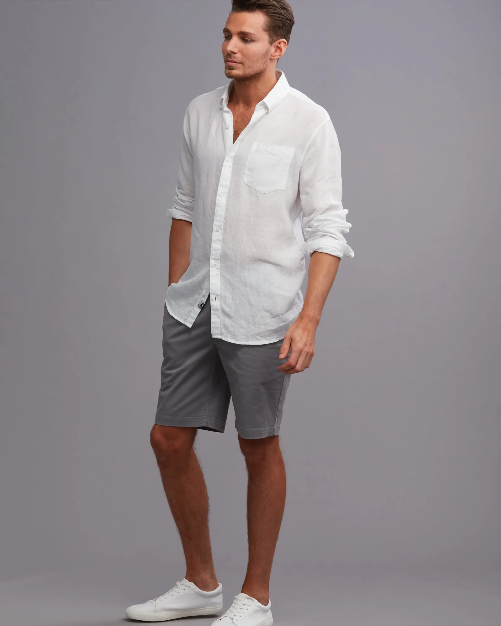 100% LINEN CLASSIC2  FIT SHIRT