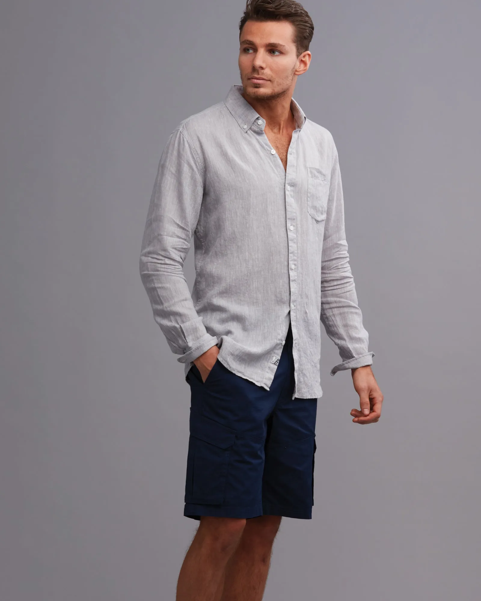 100% LINEN CLASSIC2  FIT SHIRT