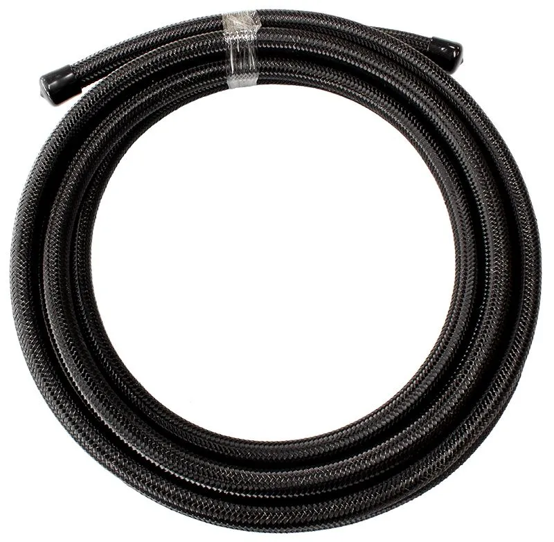 200 Series PTFE (Teflon®) Black Stainless Steel Braided Hose -16AN AF200-16-3MBL