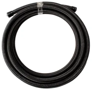 200 Series PTFE (Teflon®) Black Stainless Steel Braided Hose -8AN AF200-08-15MBL