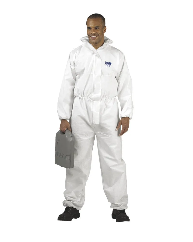 (50/Case) Portwest White BizTex® SMS Coverall Type 5/6