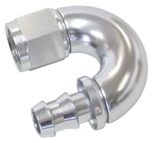 510 Series Full Flow Tight Radius Push Lock 180° Hose End -12AN AF516-12S