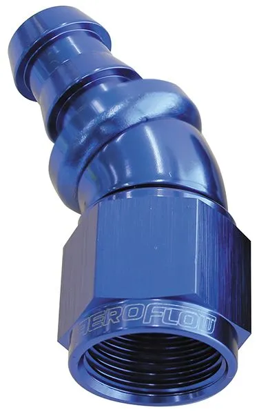 510 Series Full Flow Tight Radius Push Lock 30° Hose End -8AN AF517-08