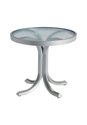 Acrylic 20" Round Tea Table by Tropitone