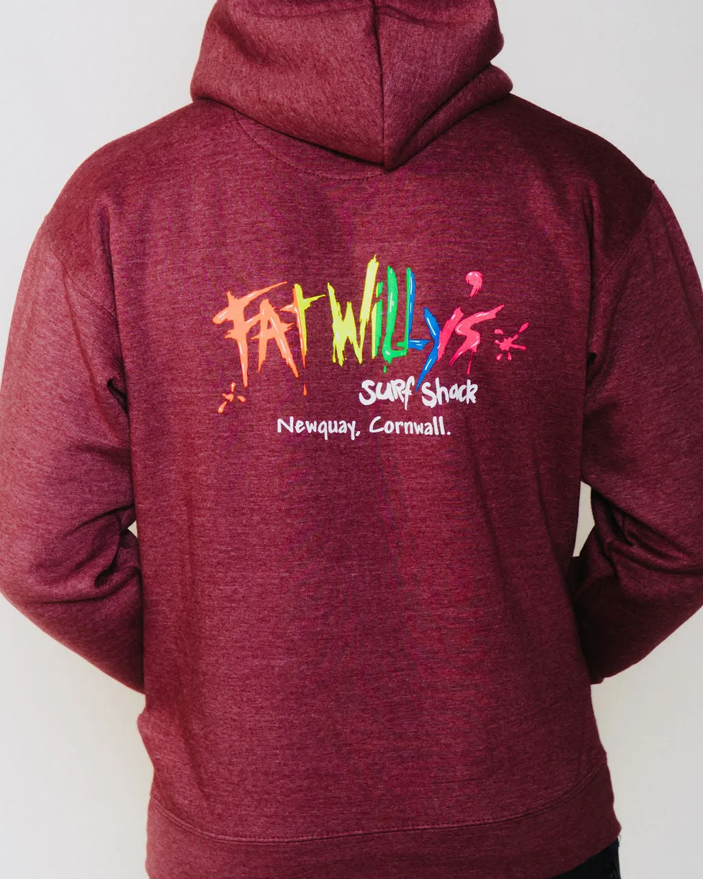 Adult Hoodie Wine Melange