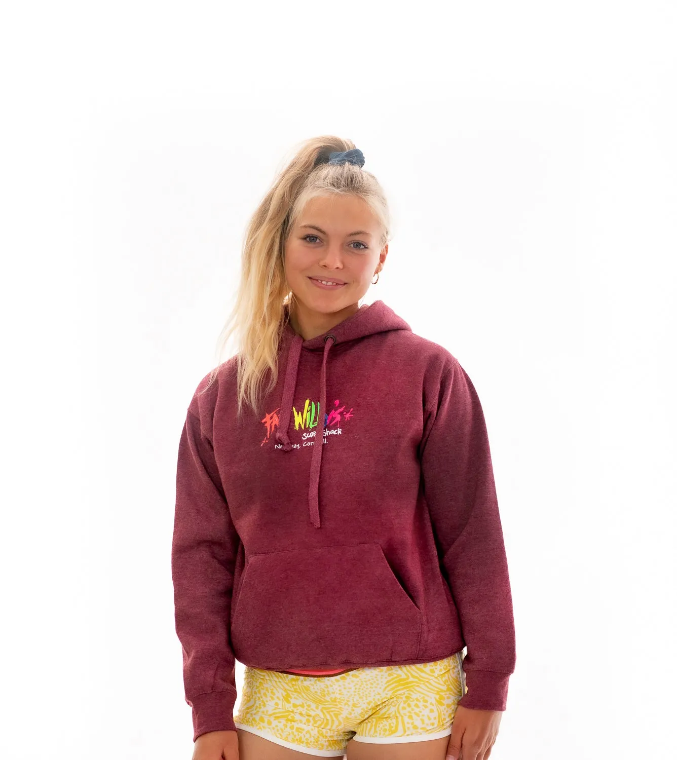 Adult Hoodie Wine Melange