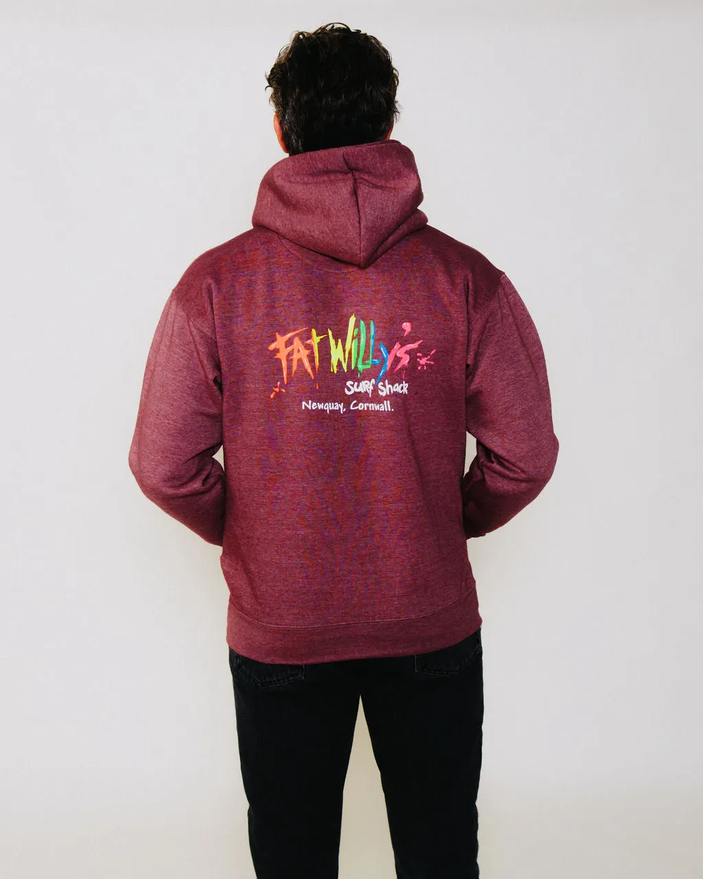 Adult Hoodie Wine Melange