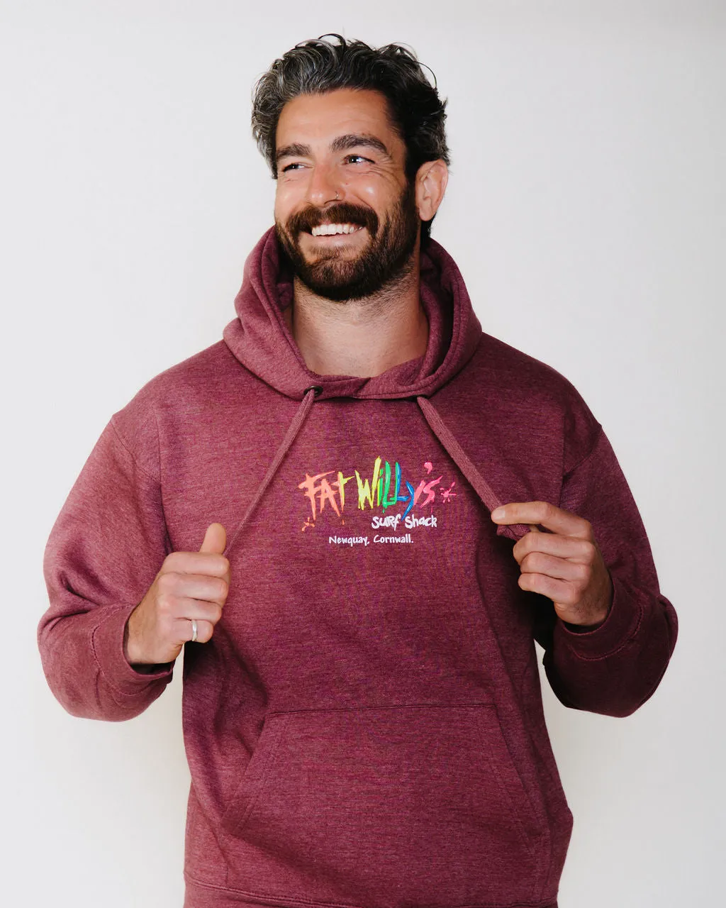 Adult Hoodie Wine Melange