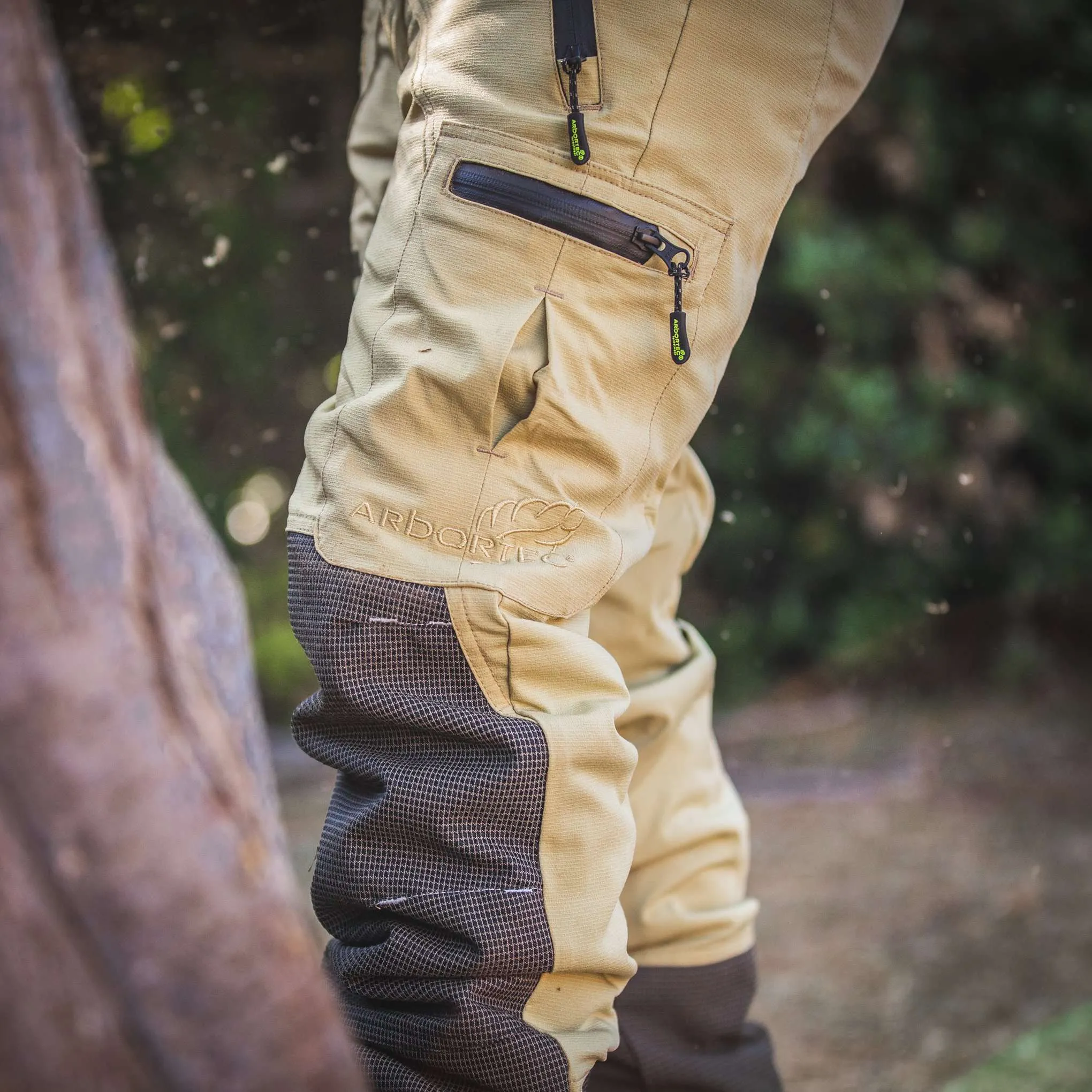 AT4060(US) Breatheflex Pro Chainsaw Pants UL Rated  - Beige