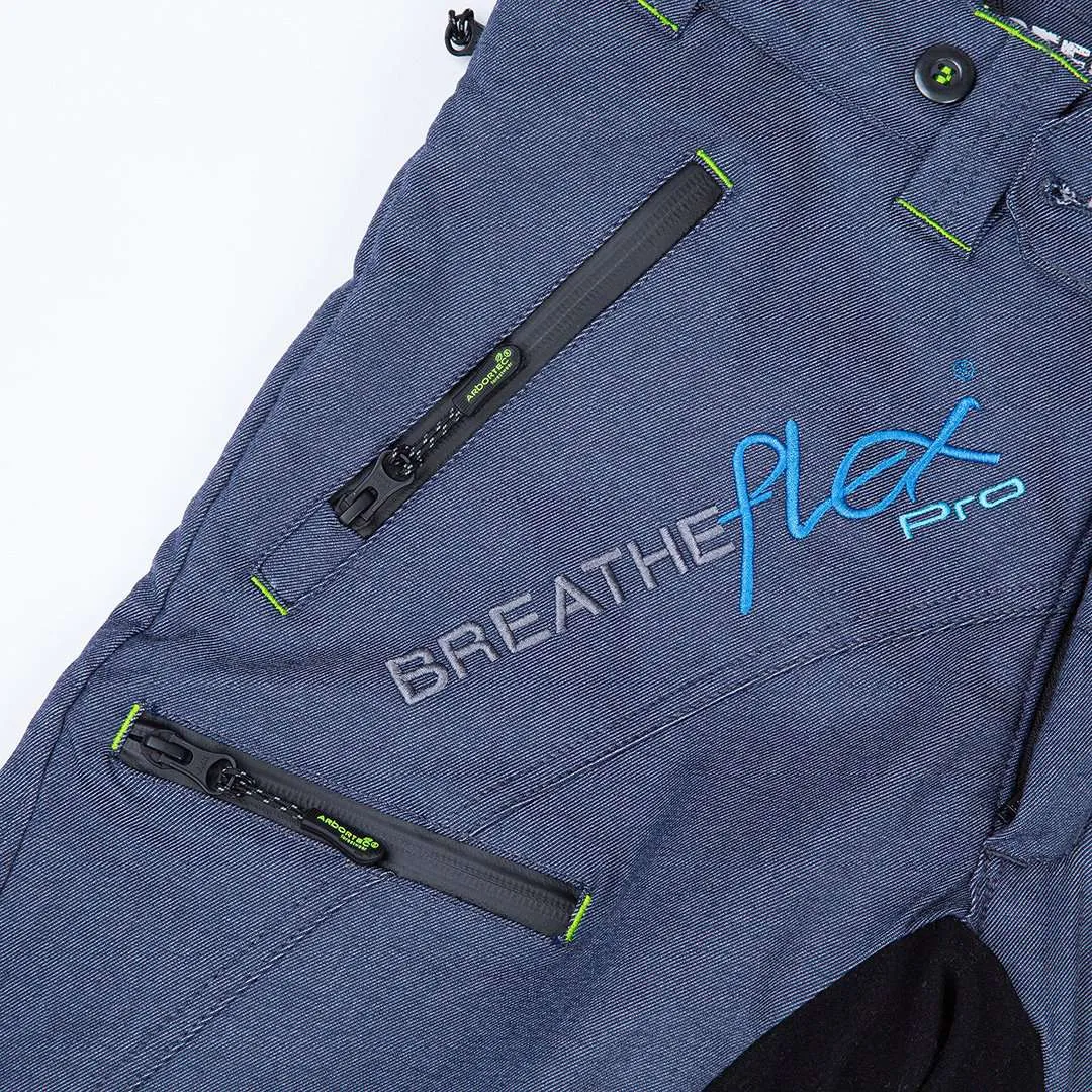 AT4070 Breatheflex Pro Chainsaw Pants Design C Class 1 - Denim Blue Legacy