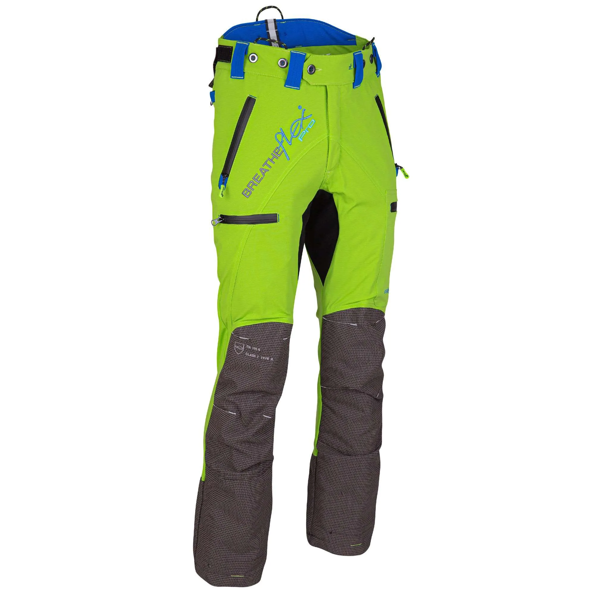 AT4070 Breatheflex Pro Chainsaw Pants Design C Class 1 - Lime