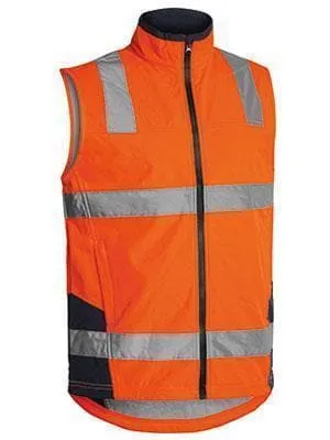 Bisley Workwear Taped Hi Vis Soft Shell Vest BV0348T