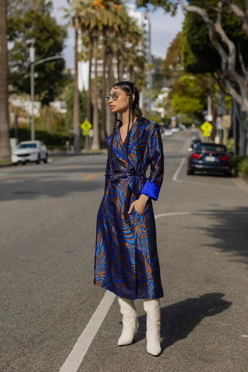 BLUE MARLYN COAT