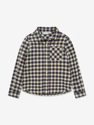 Bonpoint Boys Long Sleeve Check Tango Shirt