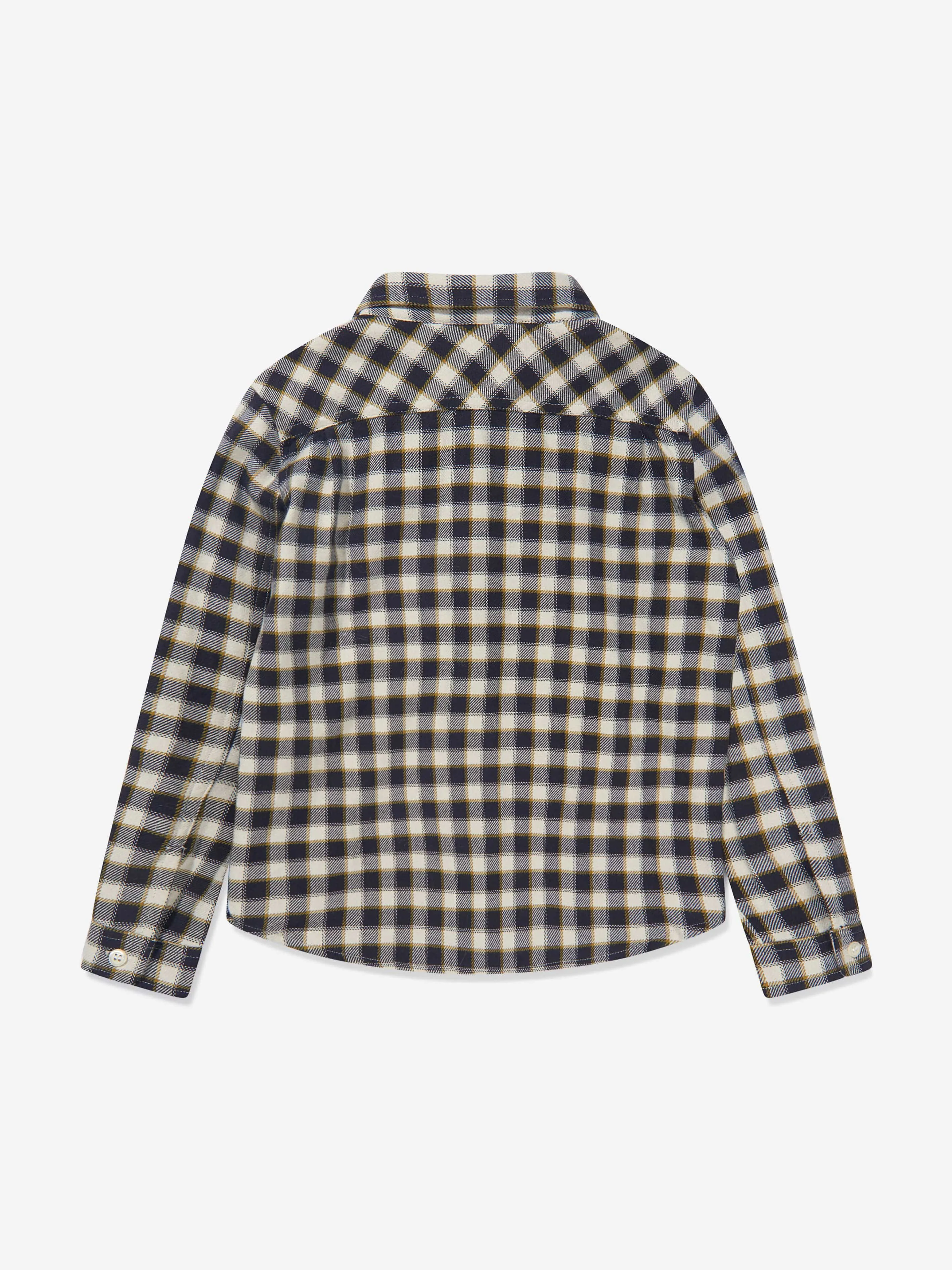 Bonpoint Boys Long Sleeve Check Tango Shirt