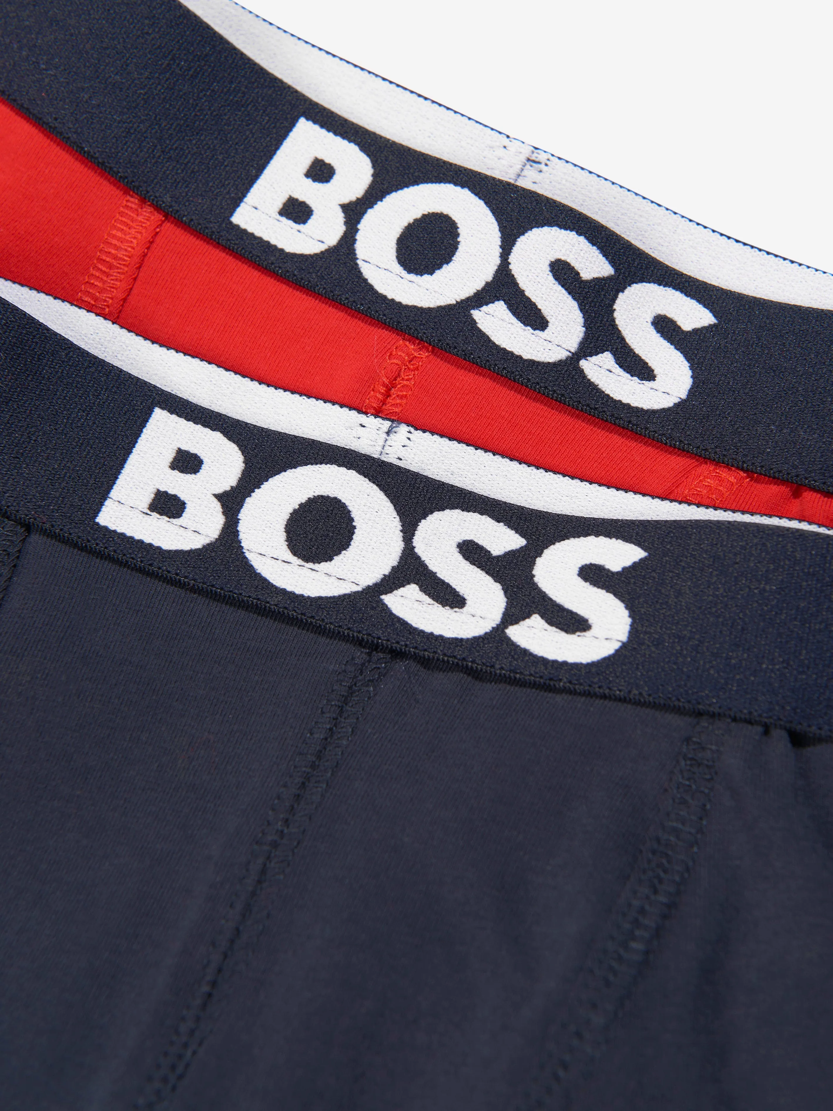 BOSS Boys Boxer Shorts Set (2 Pack) In Red