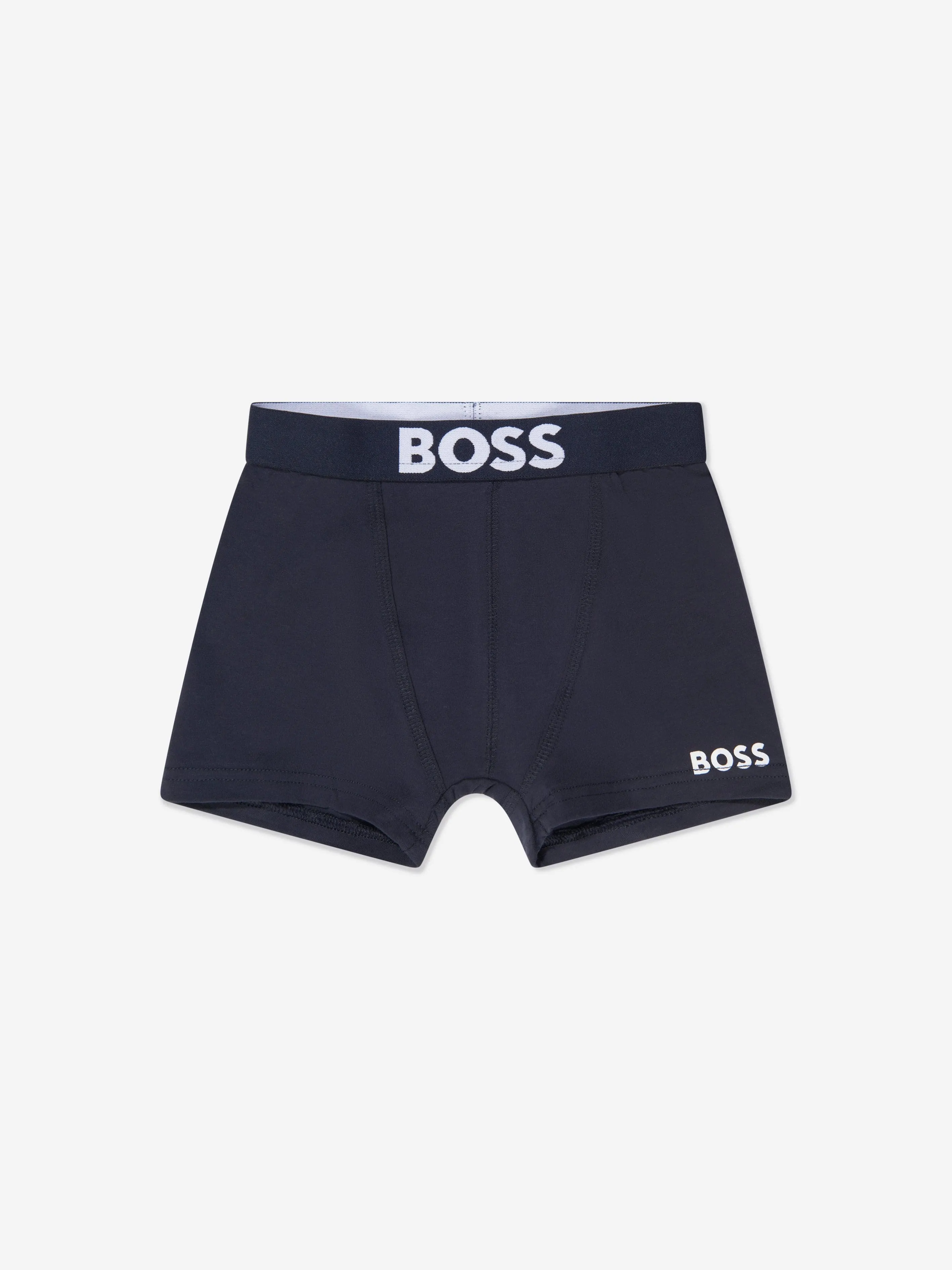 BOSS Boys Boxer Shorts Set (2 Pack) In Red