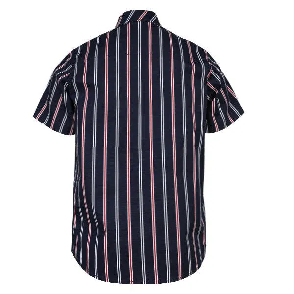 BOYS NAVY BLUE STRIPE SHIRT