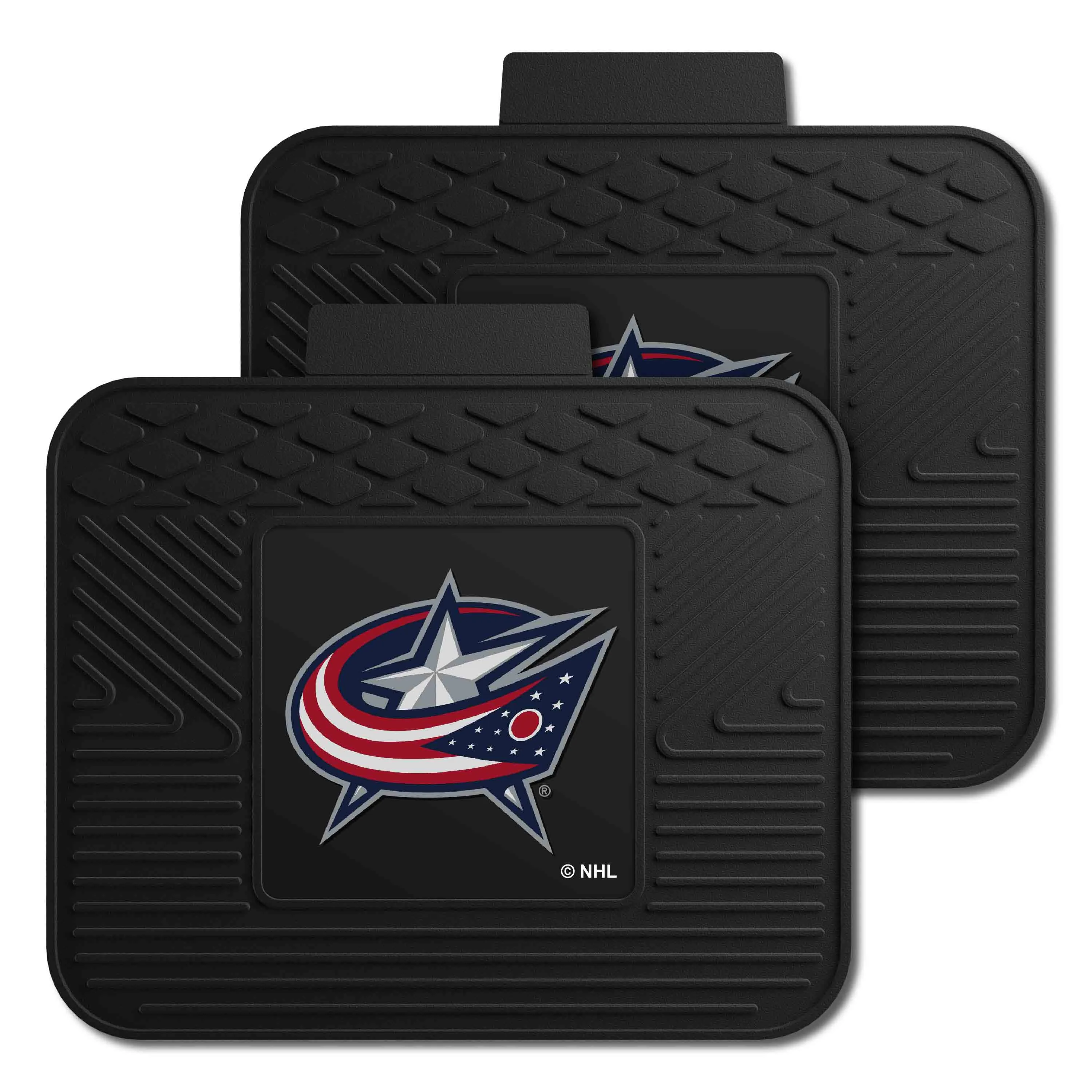 Columbus Blue Jackets Back Seat Car Utility Mats - 2 Piece Set