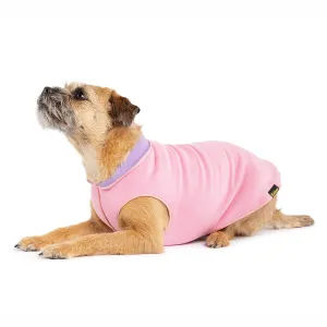 Duluth Fleece Reversible Pullover Dog Coat Rose/Lavender