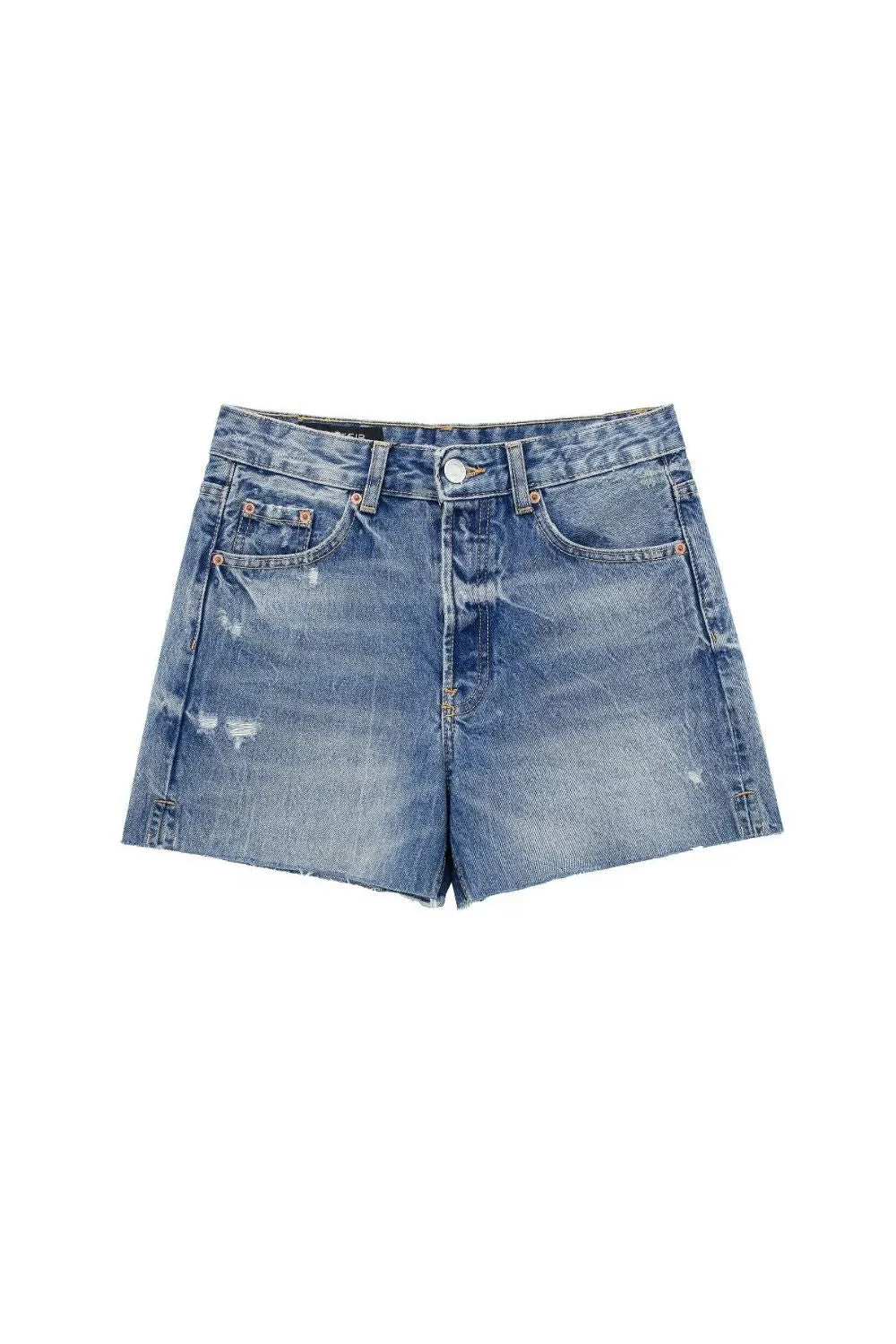 'Emma'Boyfriend-Style Denim Casual Shorts