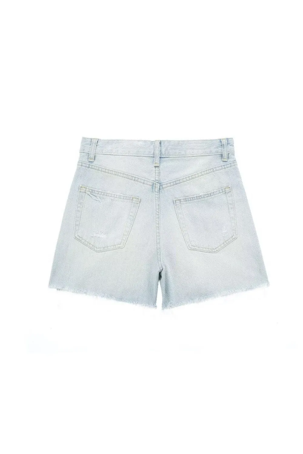 'Emma'Boyfriend-Style Denim Casual Shorts