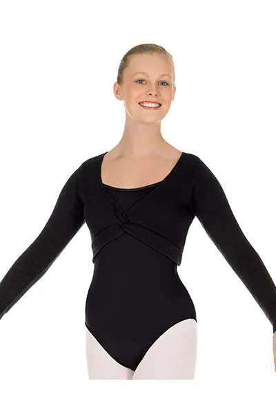 Eurotard 72519 Womens Soft Knit Twist Front Mini Ballet Sweater