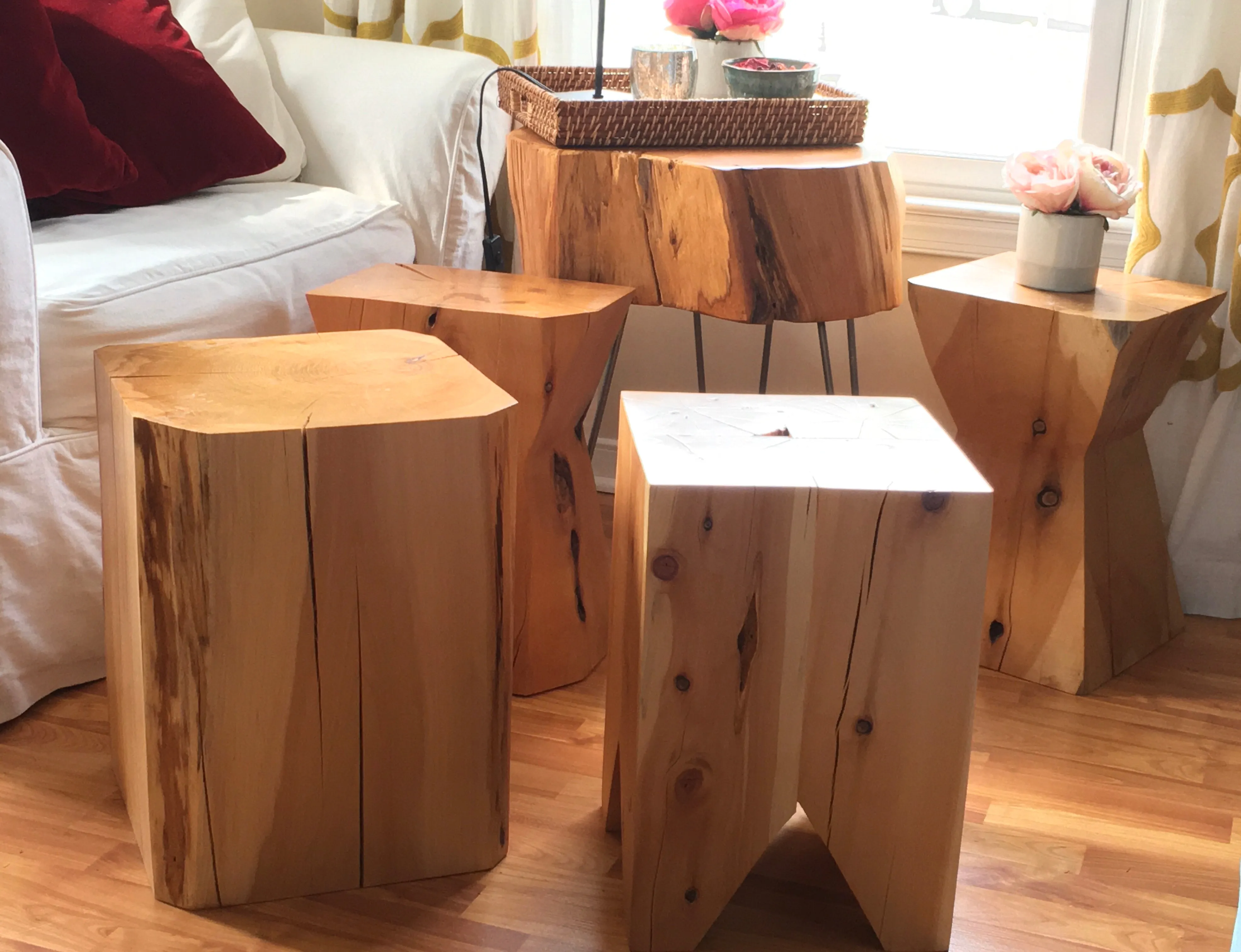 Extra Large Cube Reclaimed Solid Wood Coffee Table