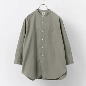 FOB FACTORY / FRC006 military dump band collar shirt