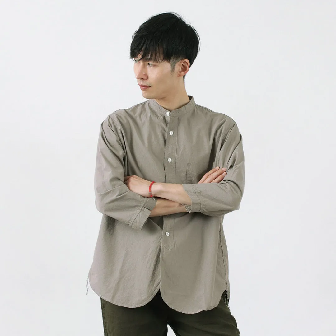 FOB FACTORY / FRC006 military dump band collar shirt