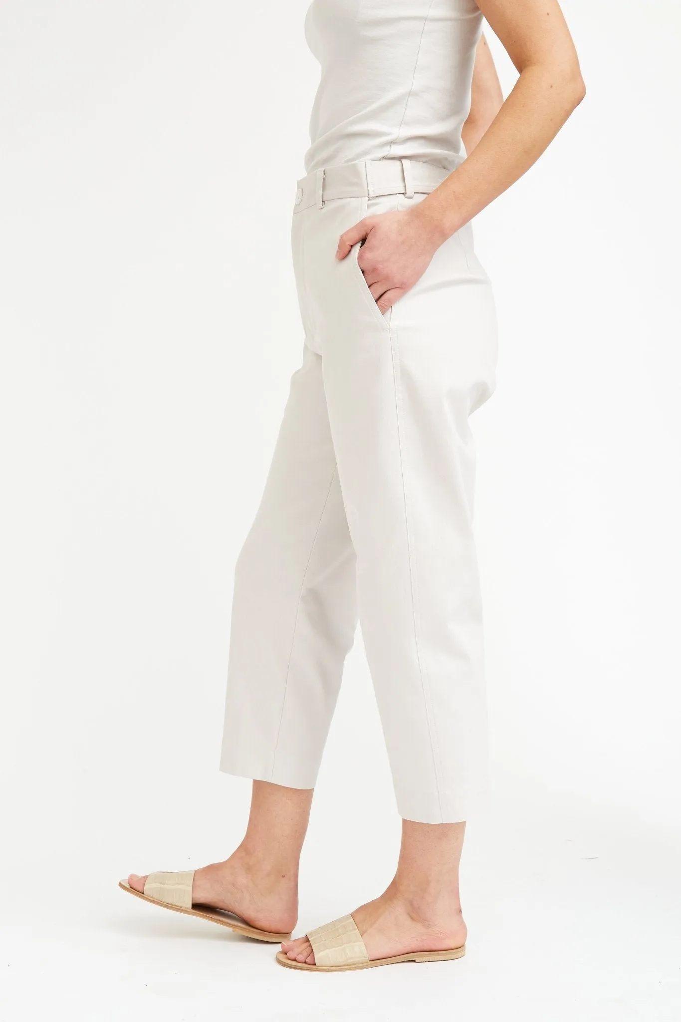 GEORGIA TROUSER PANT IN TECHNICAL STRETCH COTTON