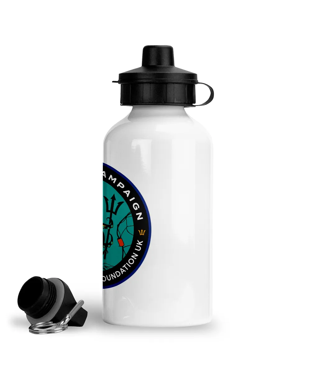 Ghostnet Campaign 600ml Aluminium Drink Bottle (2 types of cap)