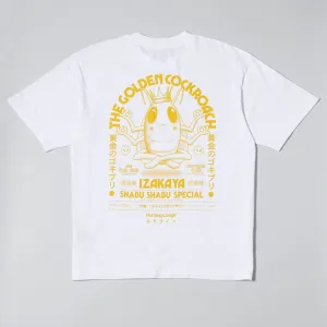 Golden Cockroach T-shirt - White