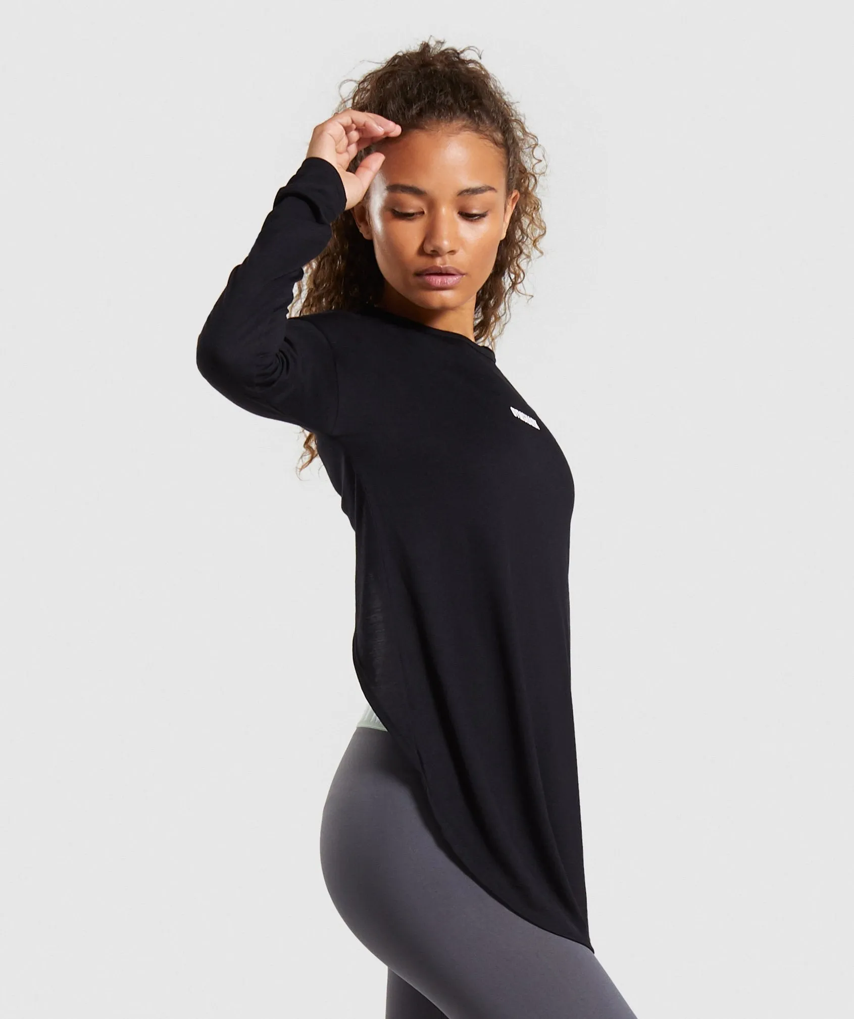 Gymshark Ark Long Sleeve Top - Black