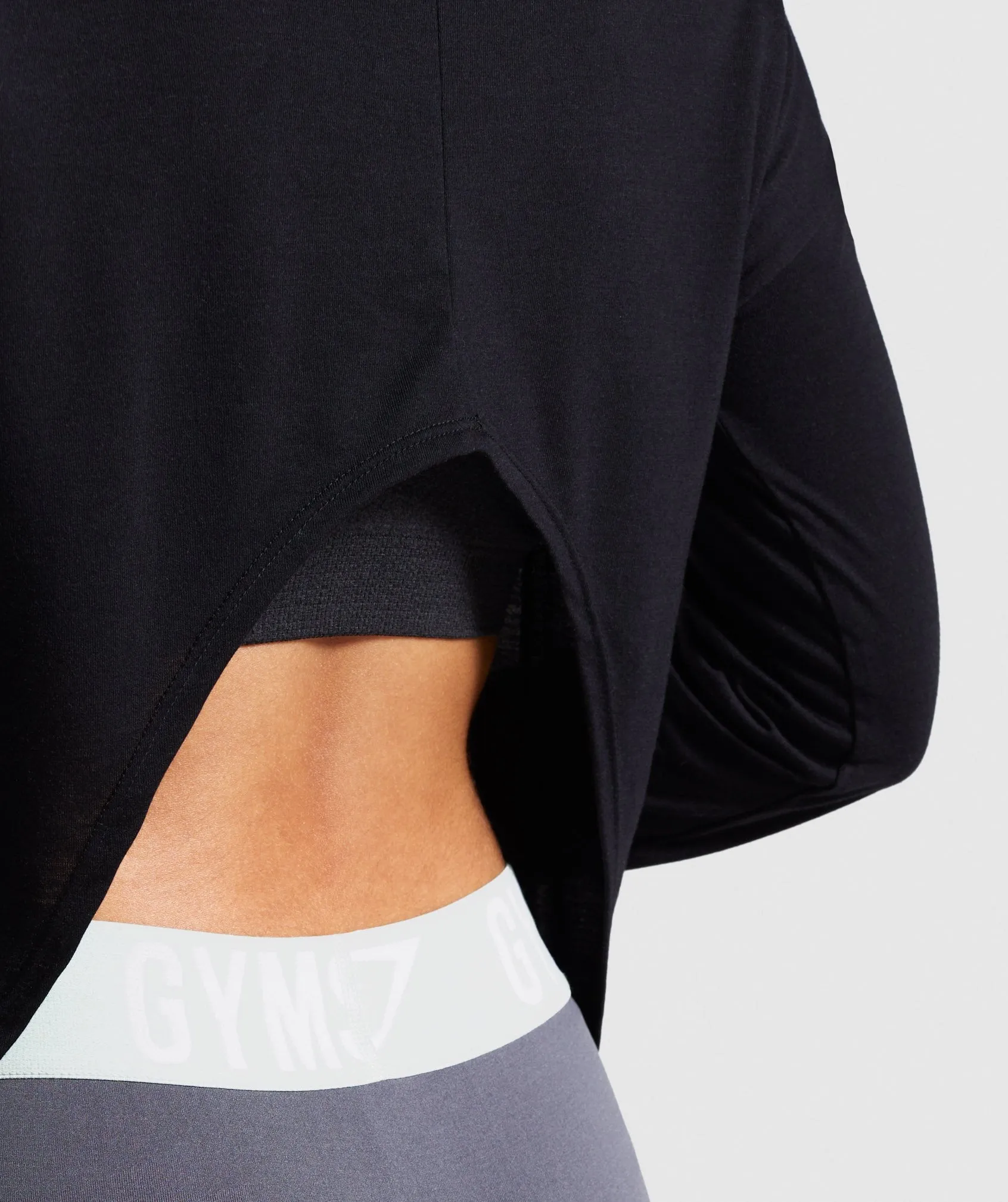 Gymshark Ark Long Sleeve Top - Black