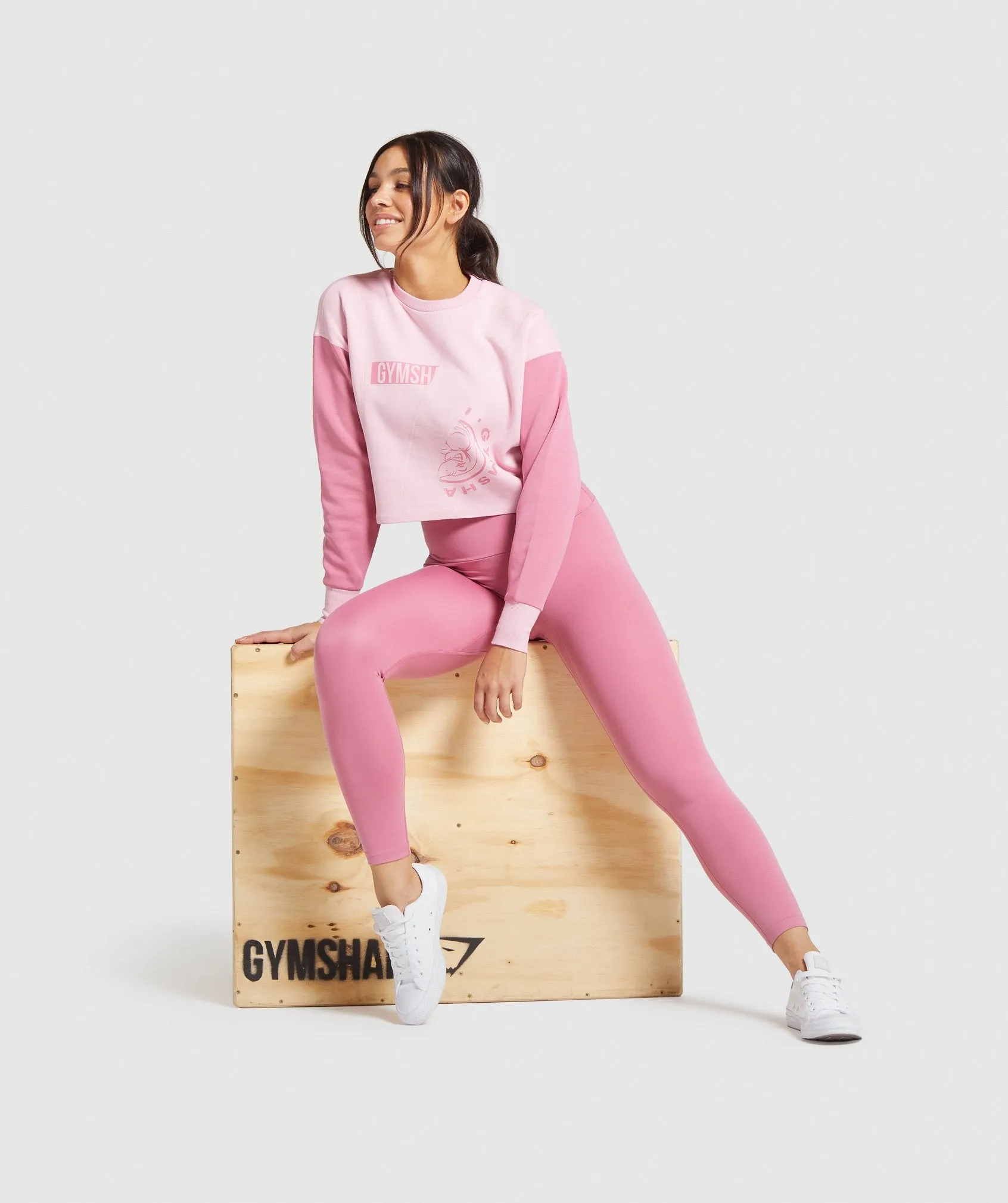 Gymshark Rewind Sweater - Pink