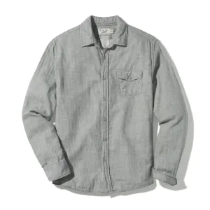 Hartford Double Cloth Shirt - Charcoal Heather