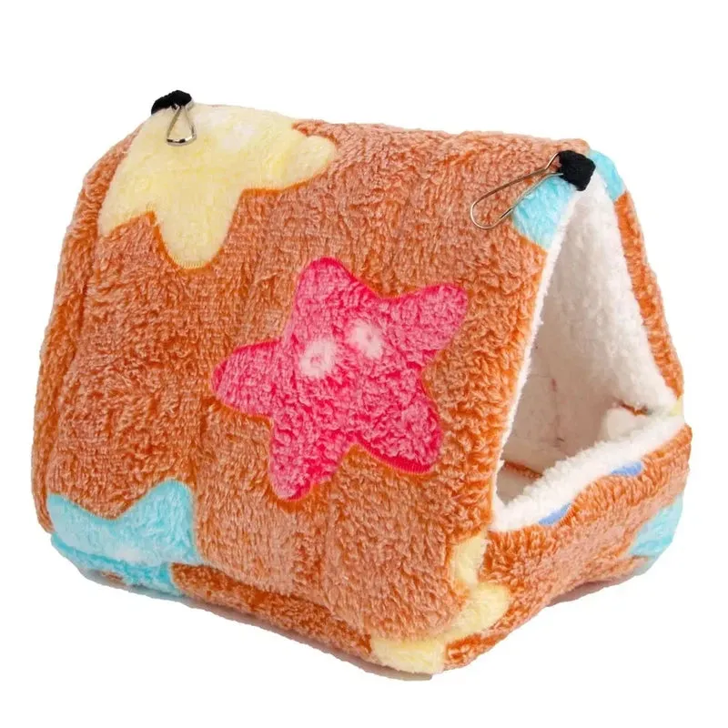 Heart Plush Hamster Nest - Cozy Winter Hideaway