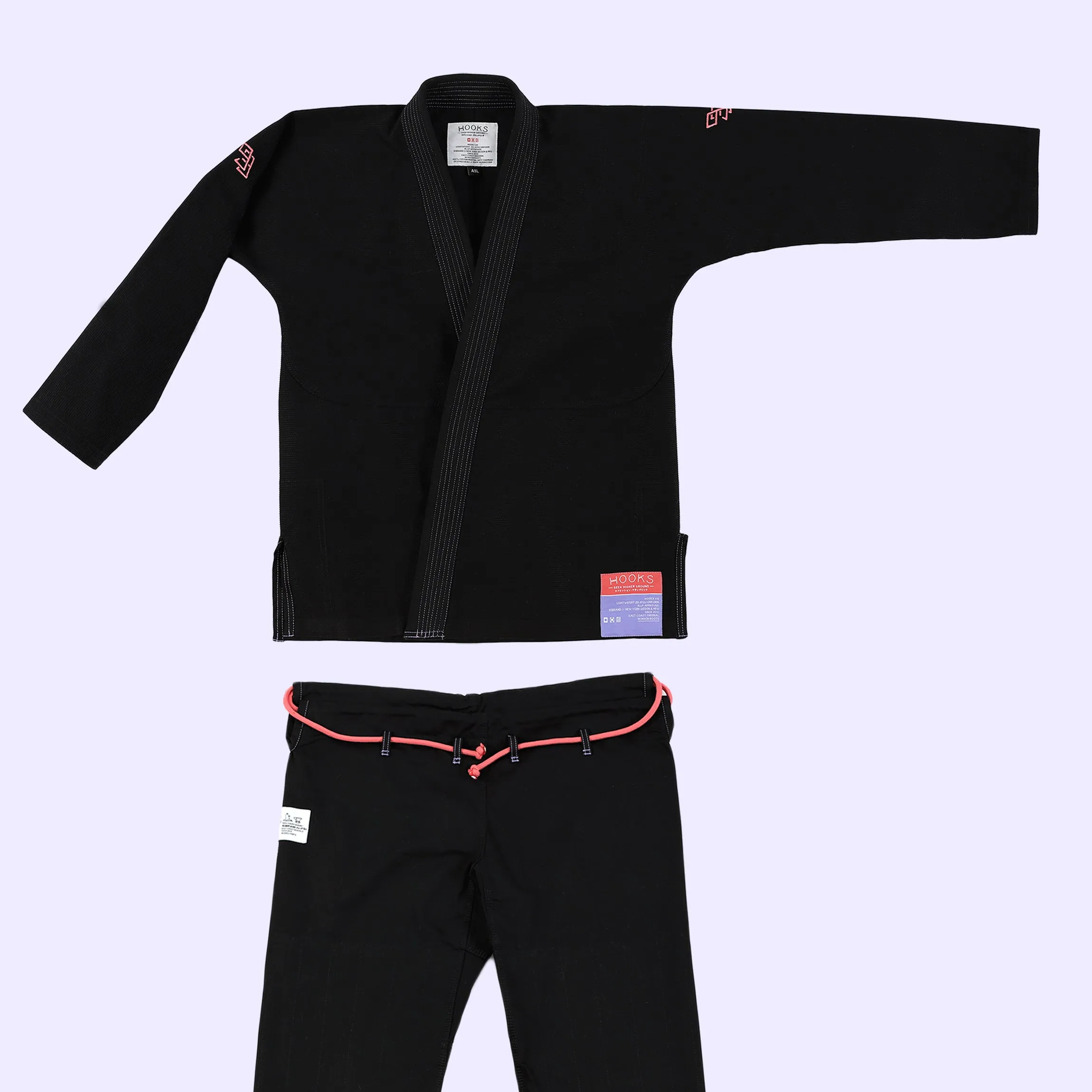 HOOKS V5 Jiu Jitsu Gi - Black