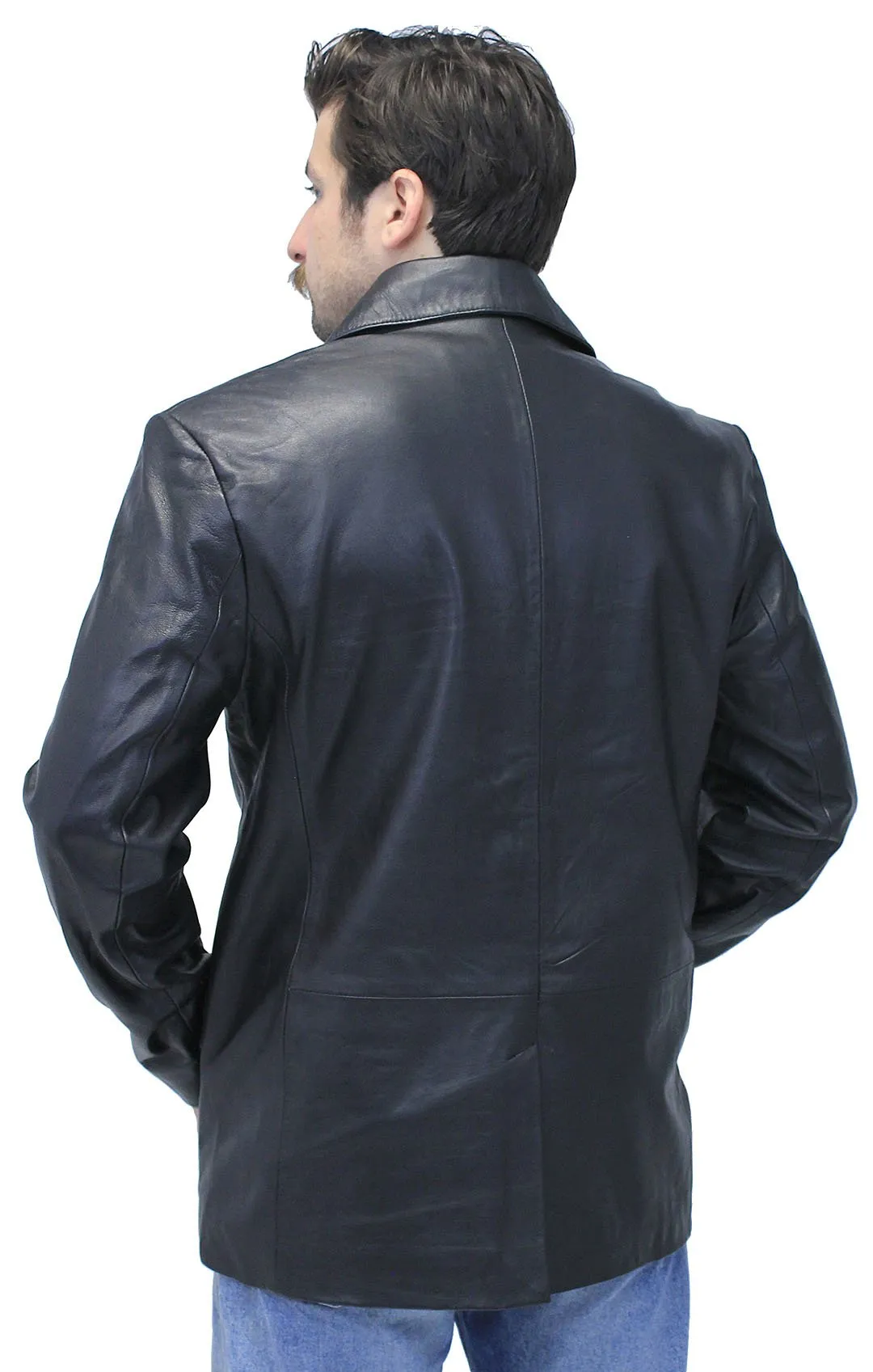 Jamin Leather® Lambskin Leather Blazer #M160L