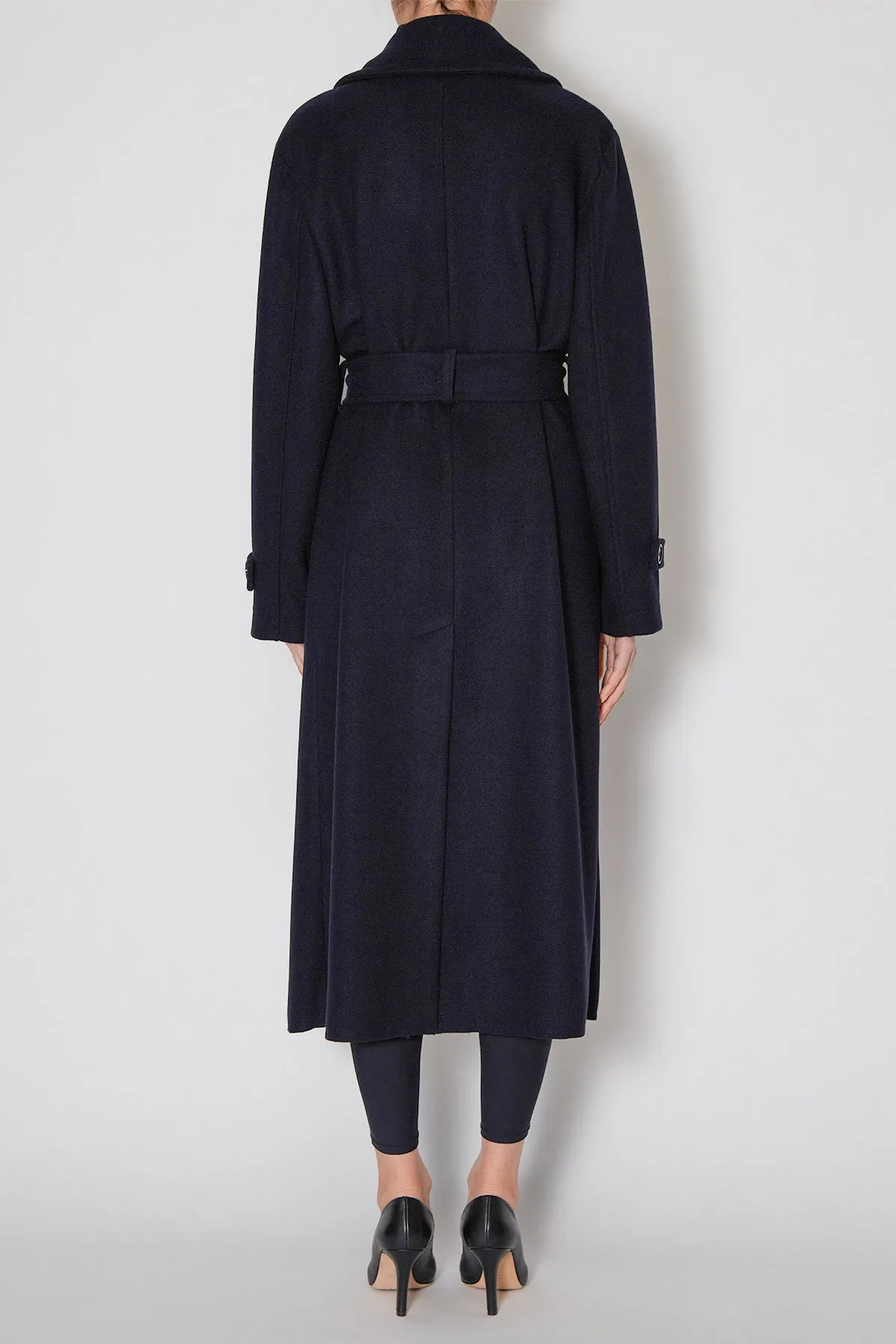 Kaos Trench Coat Navy