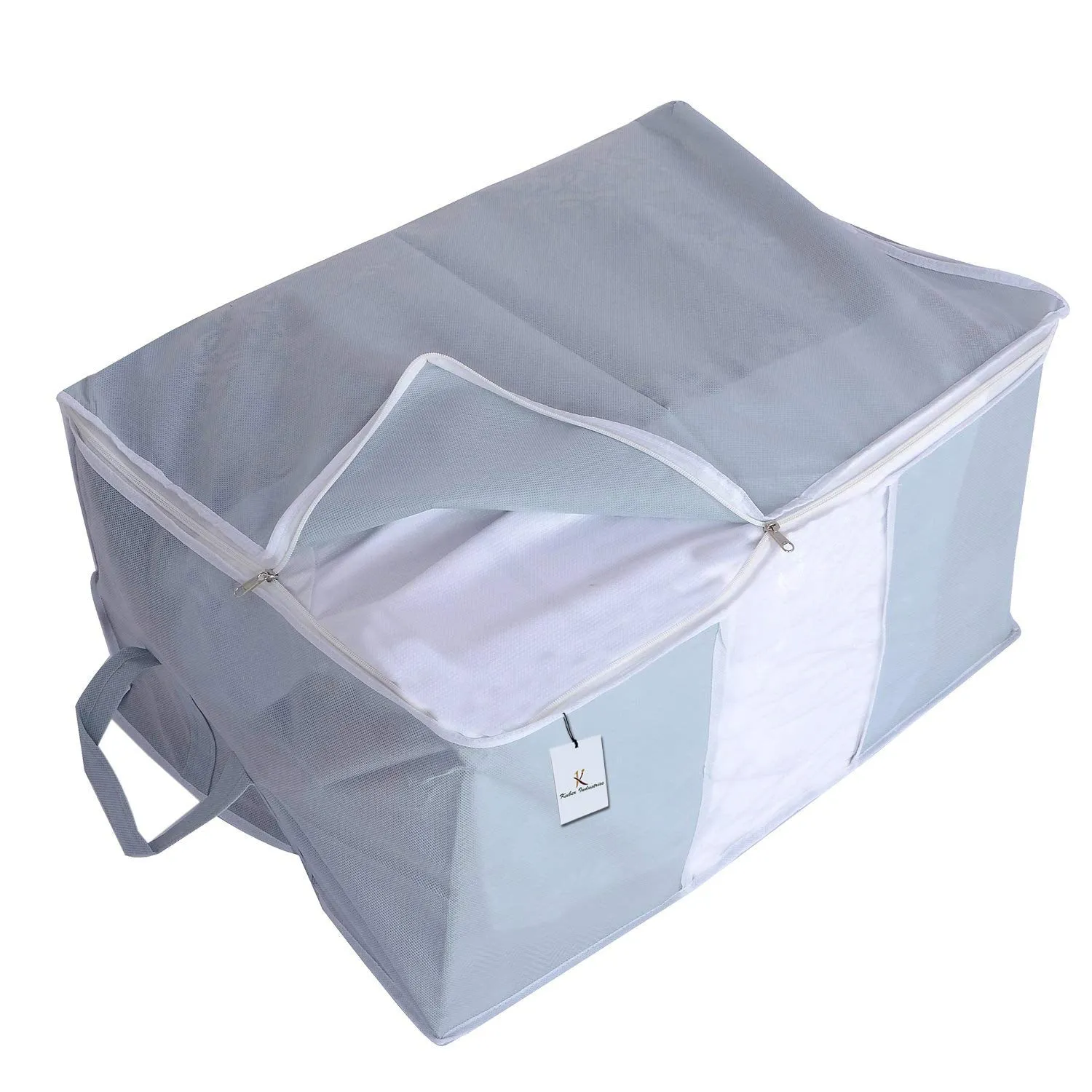 Kuber Industries Non Woven Underbed Storage Organiser, Extra Large, Grey