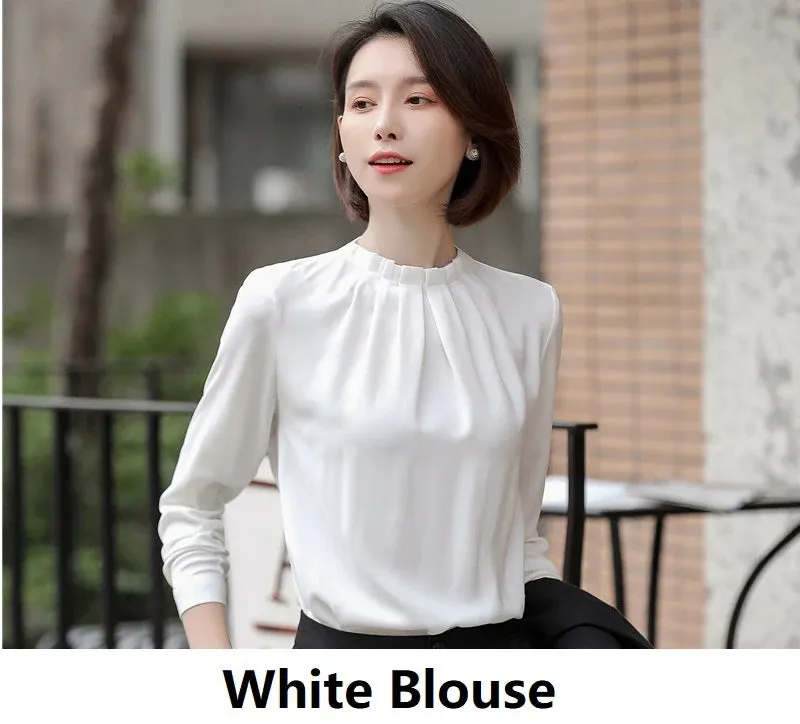 Ladies Office Work Wear Suits Autumn Winter Professional Women Blazers High Quality Fabric Uniform Styles Business Pantsuits