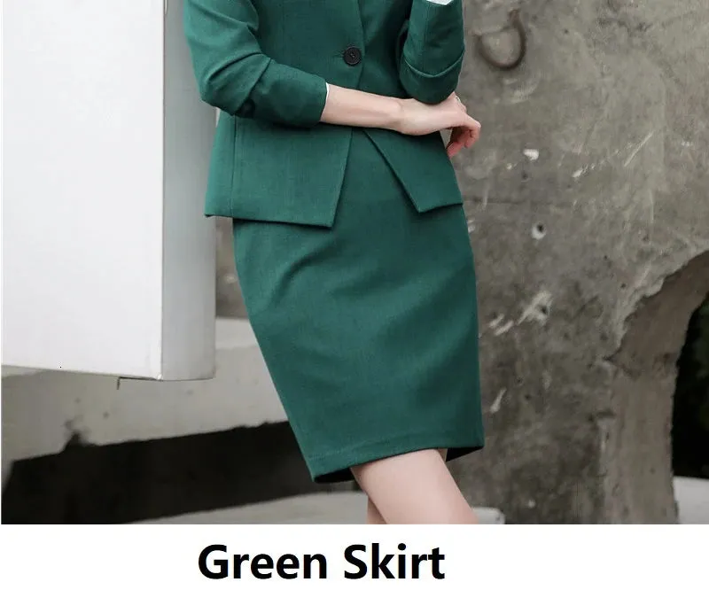 Ladies Office Work Wear Suits Autumn Winter Professional Women Blazers High Quality Fabric Uniform Styles Business Pantsuits