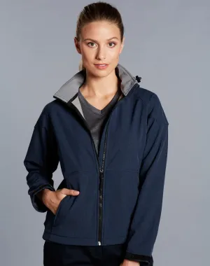 Ladies Softshell Hooded Jacket - JK34