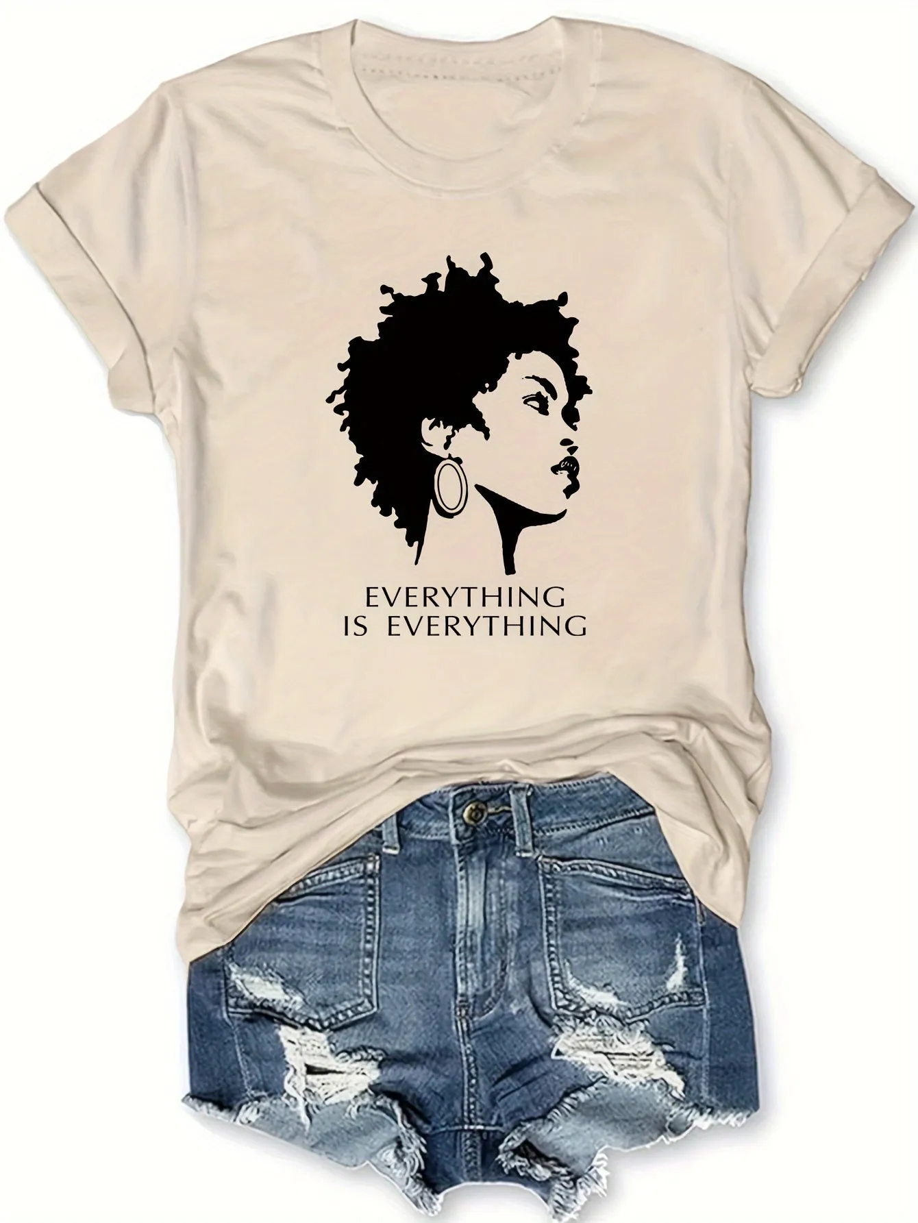 Lauren Everything - Comfortable Women's 100% Cotton Graphic T-Shirt